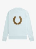 Fred Perry Felpa a collo alto con grafica Laurel Wreath - M7770 - Tadolini Abbigliamento