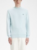 Fred Perry Felpa a collo alto con grafica Laurel Wreath - M7770 - Tadolini Abbigliamento