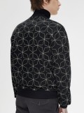 Fred Perry Geometric print track jacket - J7824 - Tadolini Abbigliamento