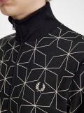 Fred Perry Geometric print track jacket - J7824 - Tadolini Abbigliamento