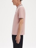 Fred Perry Crepe piqué zip neck polo shirt - M7729 - Tadolini Abbigliamento