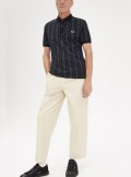 Fred Perry Cable print polo shirt - M7790 - Tadolini Abbigliamento