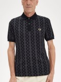 Fred Perry Cable print polo shirt - M7790 - Tadolini Abbigliamento