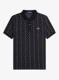 Fred Perry Cable print polo shirt - M7790 - Tadolini Abbigliamento