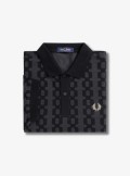 Fred Perry Cable print polo shirt - M7790 - Tadolini Abbigliamento