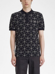 Fred Perry Geometric polo shirt - M7733 - Tadolini Abbigliamento