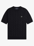 Fred Perry Open knit T-Shirt - K7622 - Tadolini Abbigliamento