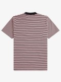 Fred Perry Fine stripe heavyweight T-Shirt - M6581 T89 - Tadolini Abbigliamento