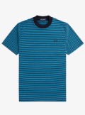 Fred Perry Fine stripe heavyweight T-Shirt - M6581 V35 - Tadolini Abbigliamento