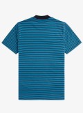 Fred Perry Fine stripe heavyweight T-Shirt - M6581 V35 - Tadolini Abbigliamento