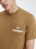 Fred Perry Loopback jersey pocket T-Shirt - M4650 W14 - Tadolini Abbigliamento