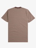 Fred Perry Fine stripe heavyweight T-Shirt - M6581 U85 - Tadolini Abbigliamento