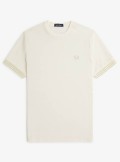 Fred Perry Striped cuff T-Shirt - M7707 560 - Tadolini Abbigliamento