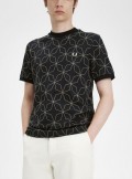 Fred Perry Geometric T-Shirt - M7704 - Tadolini Abbigliamento