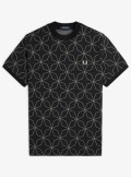 Fred Perry Geometric T-Shirt - M7704 - Tadolini Abbigliamento