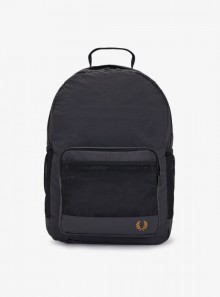 Fred Perry Crinkled nylon mesh backpack - L7290 - Tadolini Abbigliamento